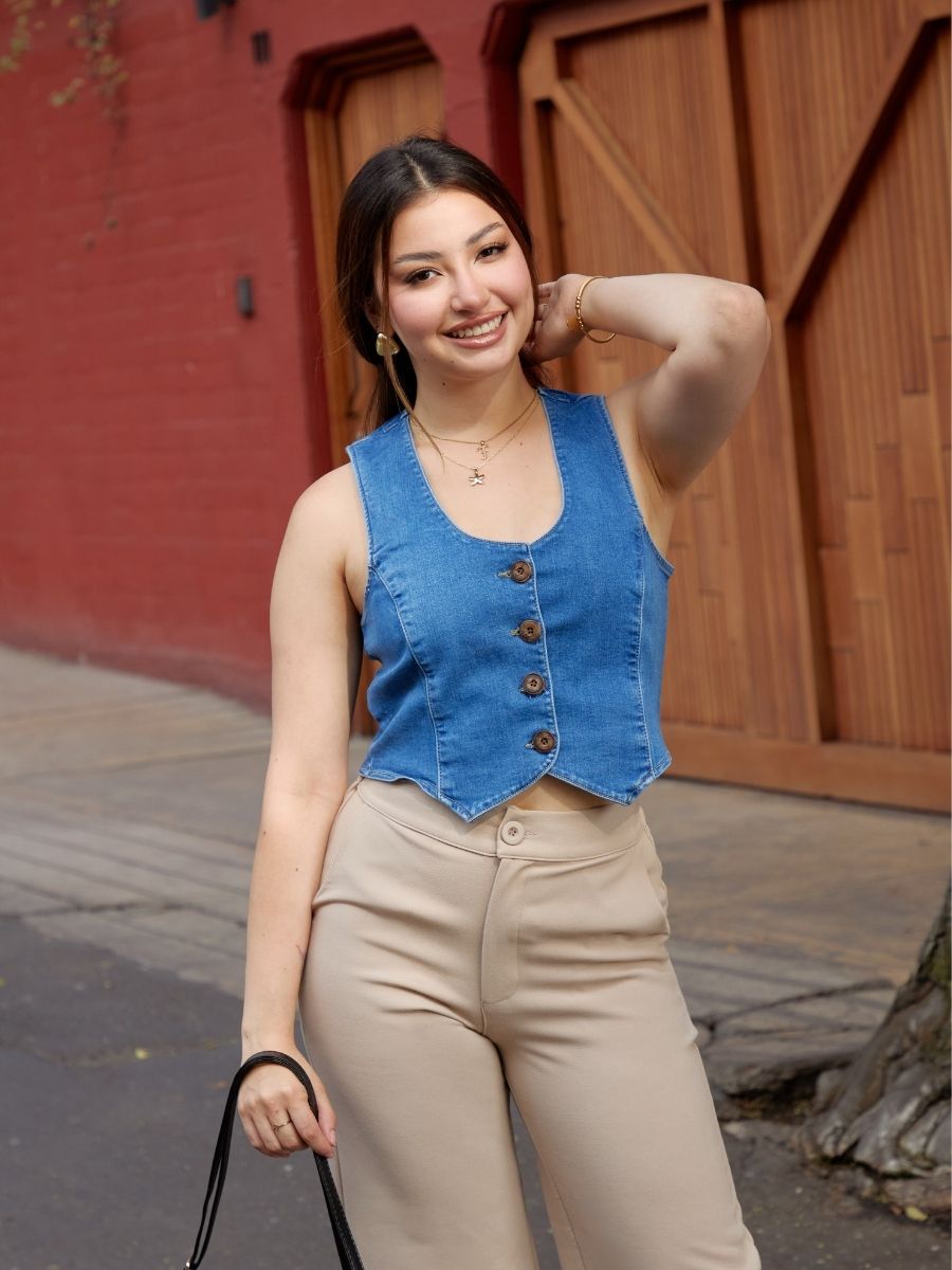 CHALECO DENIM