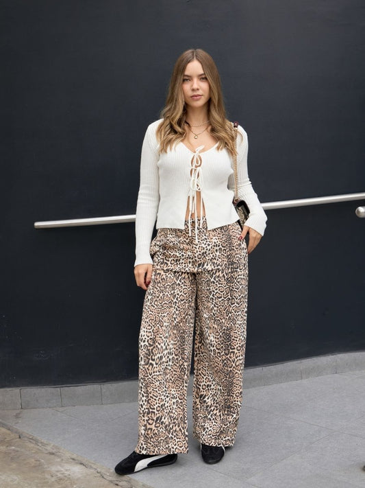 Wide Leg Print