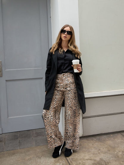 Wide Leg Print